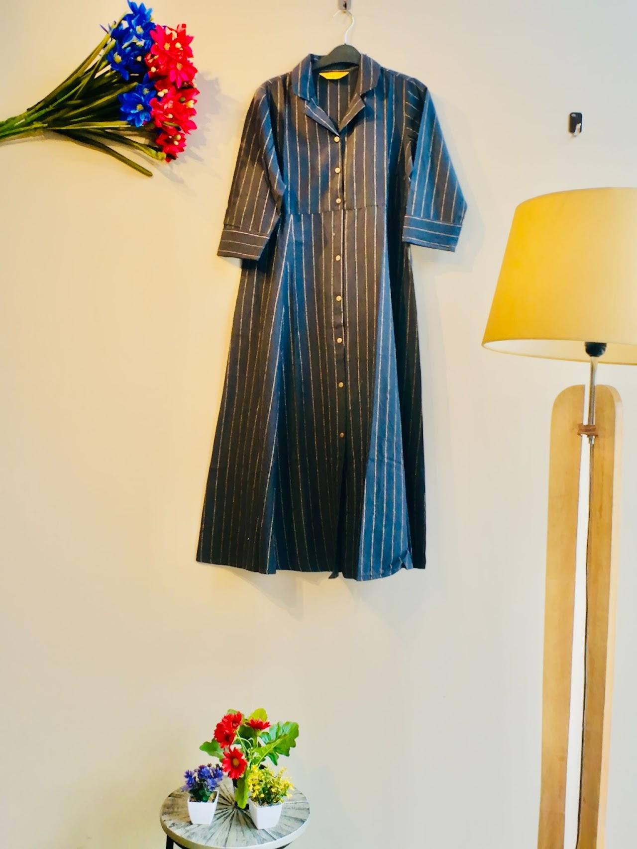 Classic Pleated Summer Dress - product media