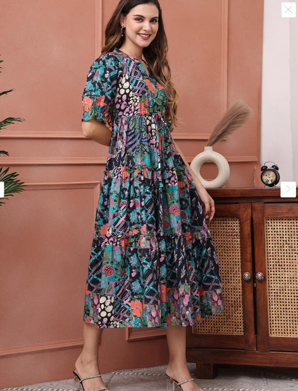 Midnight Bloom Satin Top Set - product media