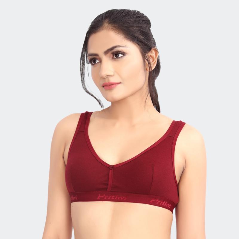 Prithvi Sports Plain Bras - product media