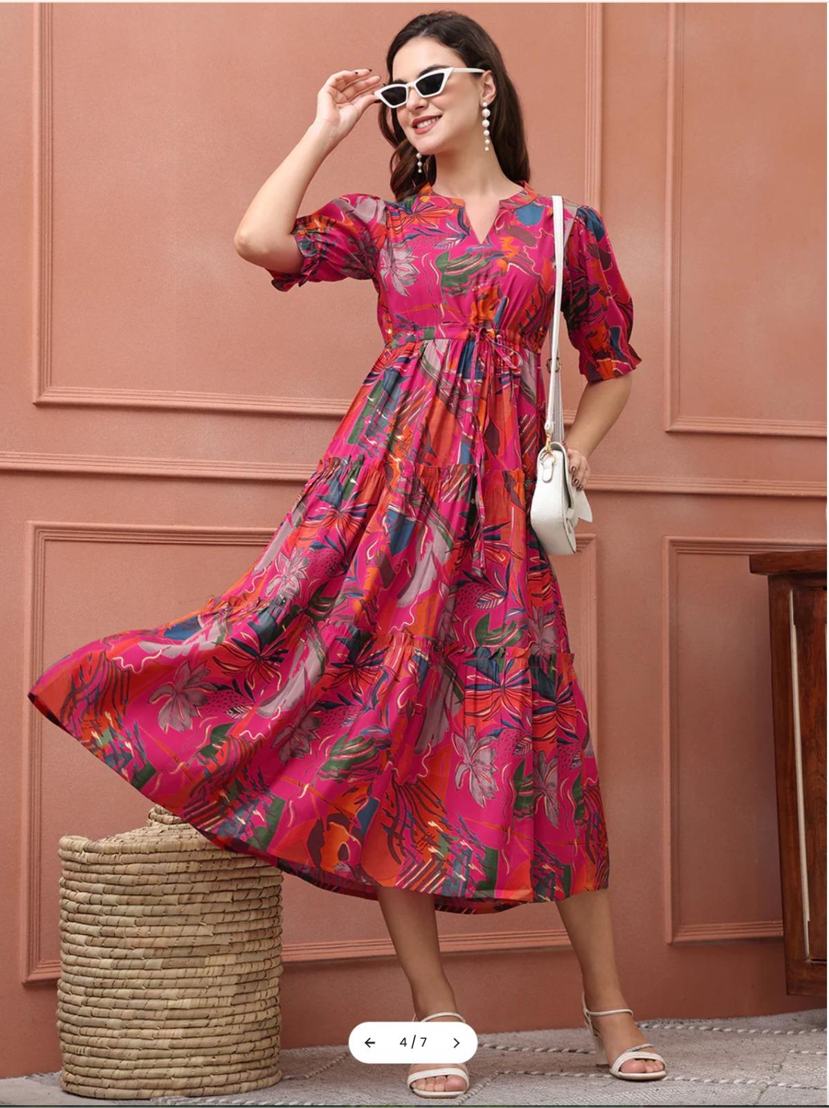 Indigo Dreams Print Shirt Dress - product media