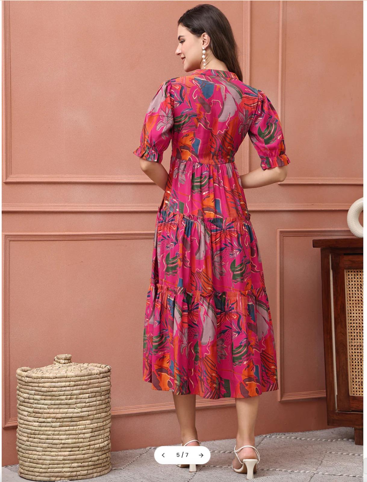 Indigo Dreams Print Shirt Dress - product media